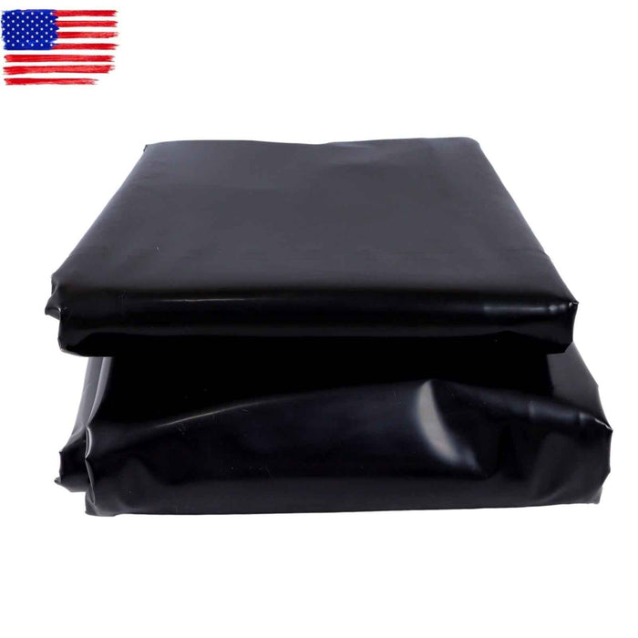 DURAFORCE 25 x 30 FT Waterproof Black HDPE Reinforced Flexible Pond Liner For Waterfall