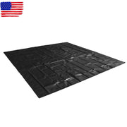 DURAFORCE 25 x 30 FT Waterproof Black HDPE Reinforced Flexible Pond Liner For Waterfall
