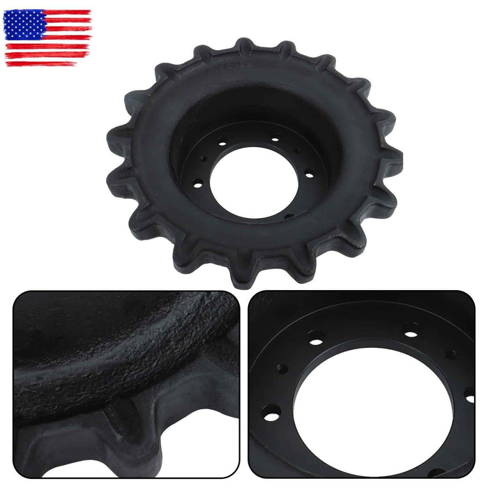DURAFORCE Drive Sprocket 6 Hole Single Speed For Bobcat T200 T300 T630 7165109 7107787
