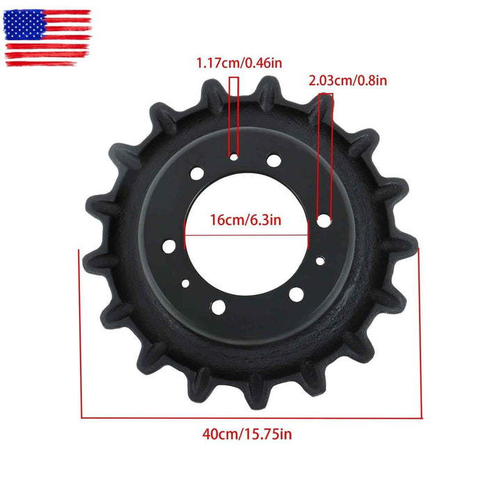 DURAFORCE Drive Sprocket 6 Hole Single Speed For Bobcat T200 T300 T630 7165109 7107787