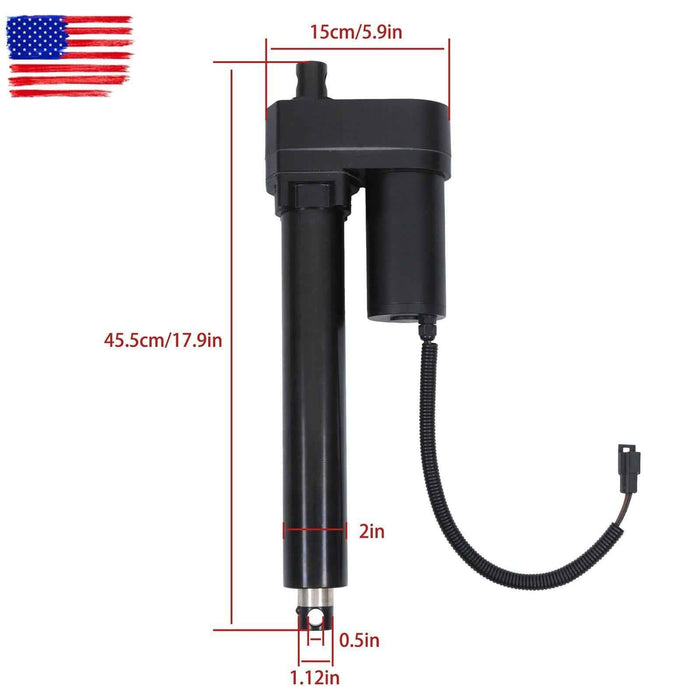 DURAFORCE 180035 Mower 12Volt Electric Actuator For Grasshopper Powerfold Decks 3472 3472R