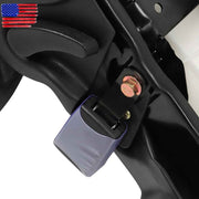 DURAFORCE For Toyota Black Forklift Seat With Seatbelt & Switch Adjustable Backrest w/70°