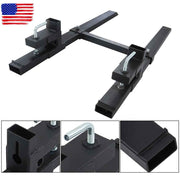 DURAFORCE 4000Lbs 60" Tractor Clamp On Pallet Forks Bucket Quick Attach W/ Stabilizer Bar