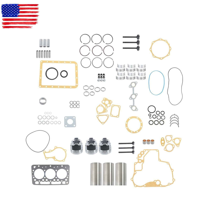 DURAFORCE D662 Overhaul Rebuild Kit For Kubota D662-E D662-EB D662-E2B Engine