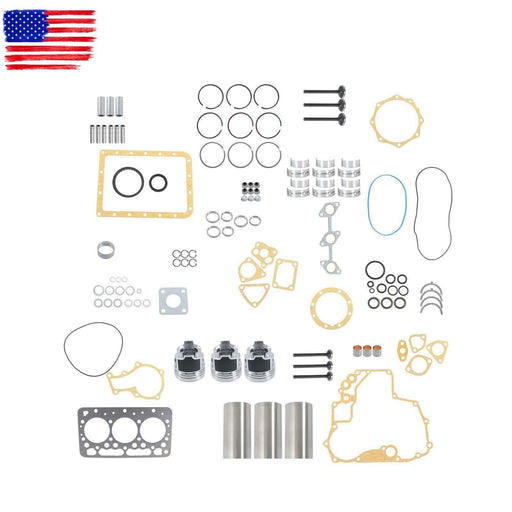 DURAFORCE D662 Overhaul Rebuild Kit For Kubota D662-E D662-EB D662-E2B Engine