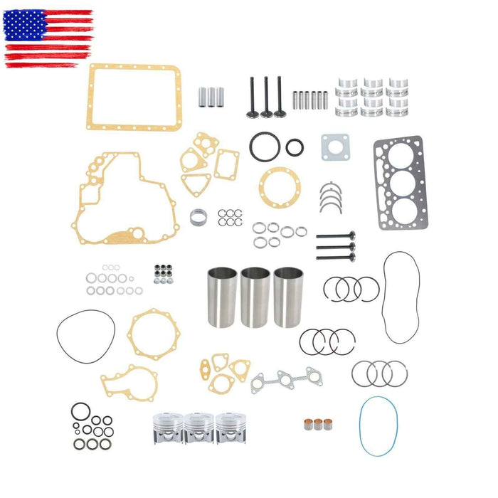 DURAFORCE D662 Overhaul Rebuild Kit For Kubota D662-E D662-EB D662-E2B Engine