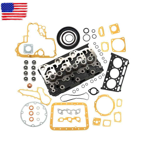 DURAFORCE For Bobcat 238 325 328 Cylinder Head Assembly For Kubota D1703 Engine