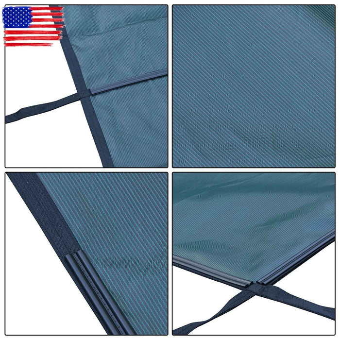 DURAFORCE Pool Safety Cover for Inground Pools 14x26 Ft Rectangle, Winter In Ground Pool