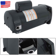 DURAFORCE B2842 Pool Pump Motor 1-1/2 HP 3450 RPM 56Y For Frame-Square Flange 208-230 Volt