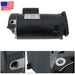DURAFORCE B2842 Pool Pump Motor 1-1/2 HP 3450 RPM 56Y For Frame-Square Flange 208-230 Volt