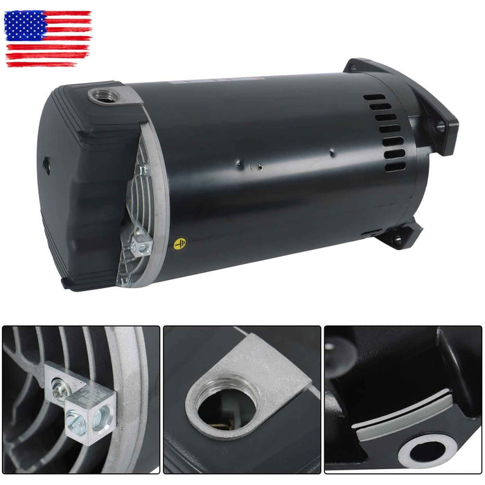 DURAFORCE B2842 Pool Pump Motor 1-1/2 HP 3450 RPM 56Y For Frame-Square Flange 208-230 Volt