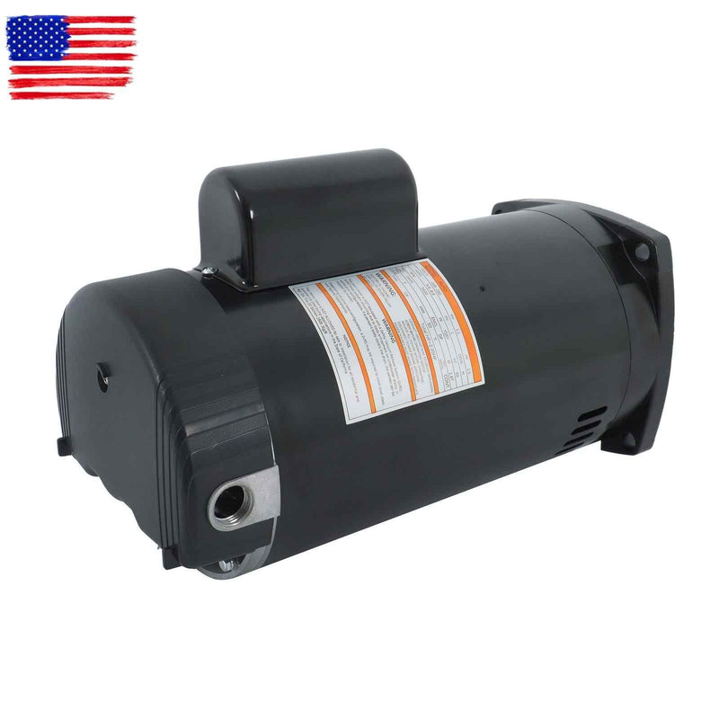 DURAFORCE B2842 Pool Pump Motor 1-1/2 HP 3450 RPM 56Y For Frame-Square Flange 208-230 Volt