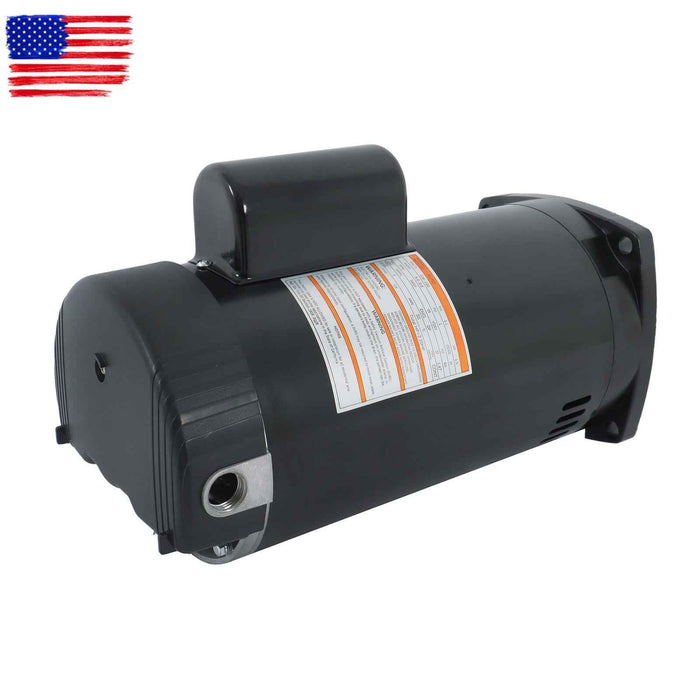 DURAFORCE B2842 Pool Pump Motor 1-1/2 HP 3450 RPM 56Y For Frame-Square Flange 208-230 Volt