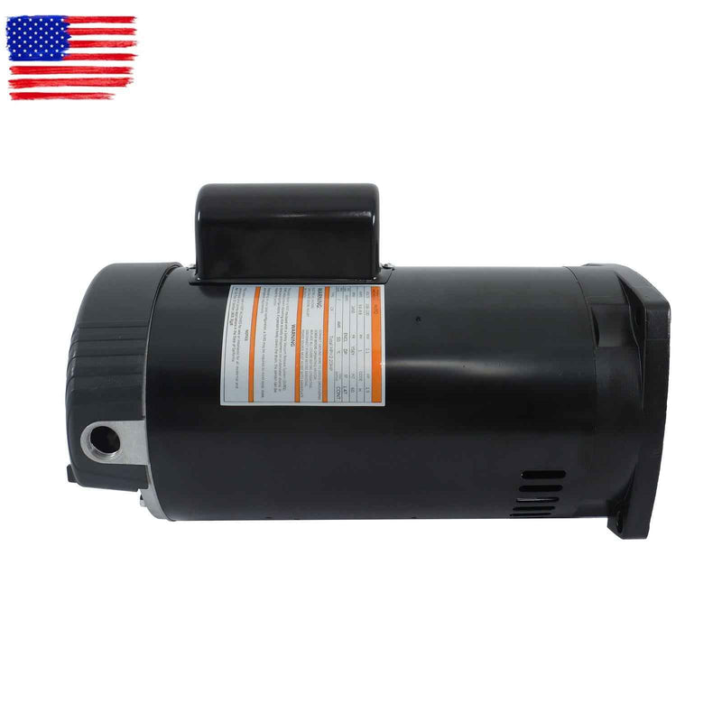 DURAFORCE B2842 Pool Pump Motor 1-1/2 HP 3450 RPM 56Y For Frame-Square Flange 208-230 Volt
