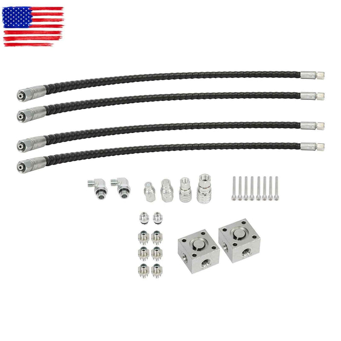 DURAFORCE Three-way diverter Valve Kit for 1-2 tons Mini Excavator With Quick Connects