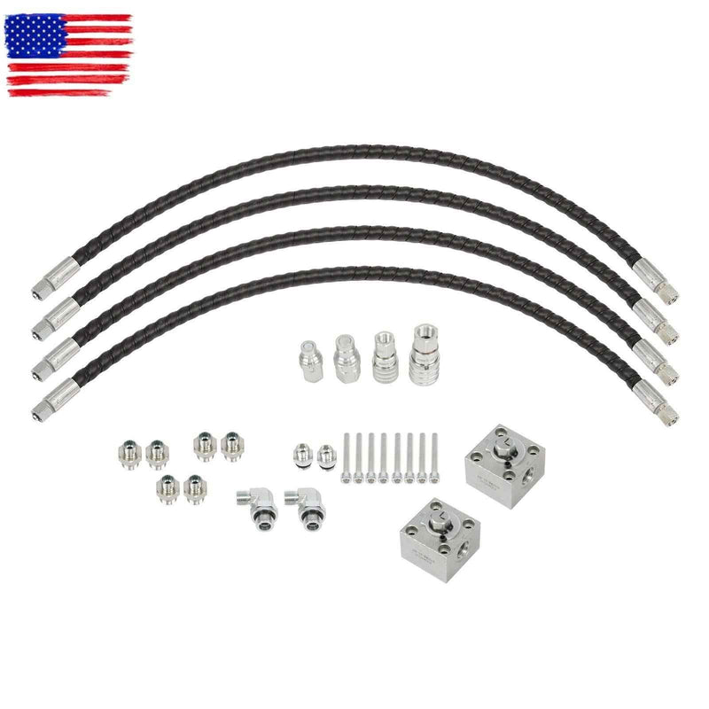 DURAFORCE Three-way diverter Valve Kit for 1-2 tons Mini Excavator With Quick Connects