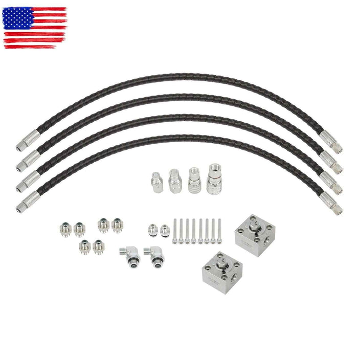 DURAFORCE Three-way diverter Valve Kit for 1-2 tons Mini Excavator With Quick Connects