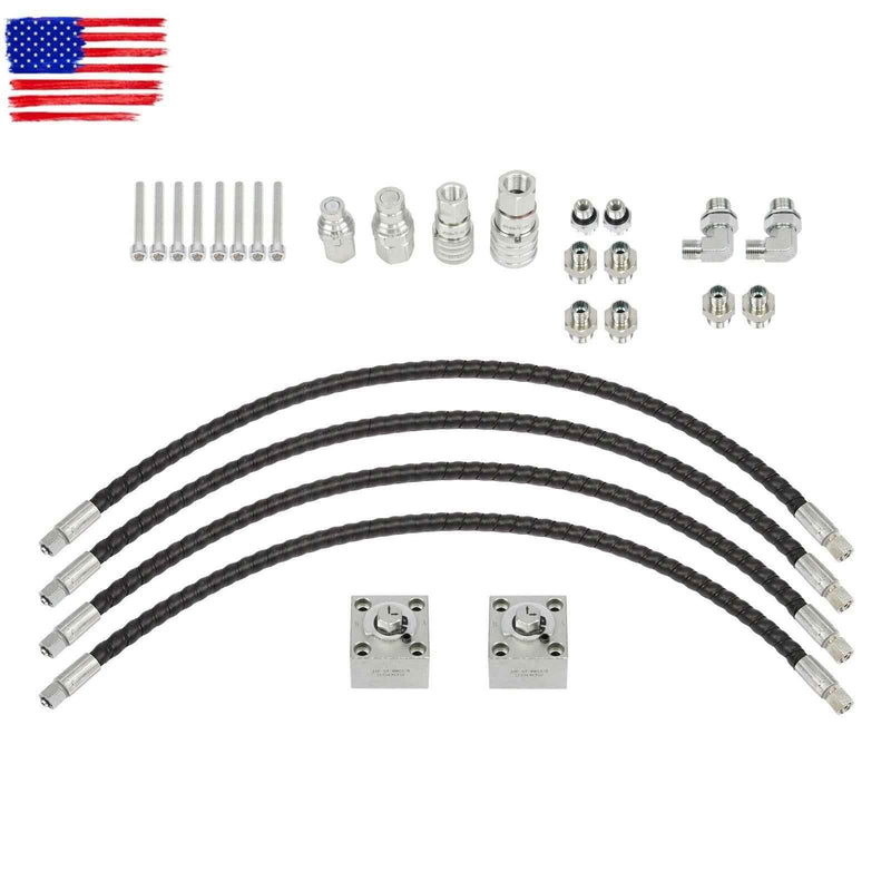 DURAFORCE Three-way diverter Valve Kit for 1-2 tons Mini Excavator With Quick Connects