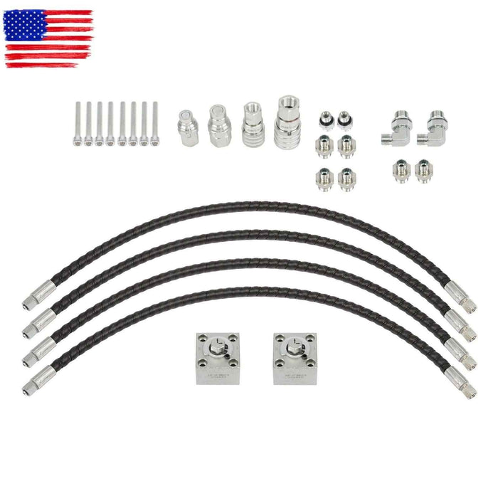 DURAFORCE Three-way diverter Valve Kit for 1-2 tons Mini Excavator With Quick Connects