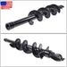 DURAFORCE 150mm diameter Auger Post Hole Attachment for mini excavator W/ Drill bit & pipe