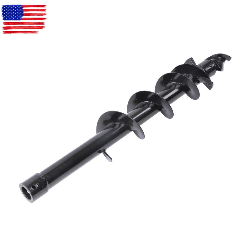 DURAFORCE 150mm diameter Auger Post Hole Attachment for mini excavator W/ Drill bit & pipe