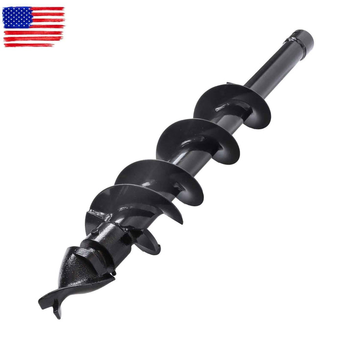 DURAFORCE 150mm diameter Auger Post Hole Attachment for mini excavator W/ Drill bit & pipe