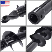 DURAFORCE 150mm diameter Auger Post Hole Attachment for mini excavator W/ Drill bit & pipe