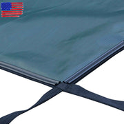 DURAFORCE In Ground Pools for Swimming 20x38 ft Pool Safety Cover Rectangular Green PP