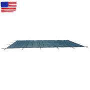 DURAFORCE In Ground Pools for Swimming 20x38 ft Pool Safety Cover Rectangular Green PP