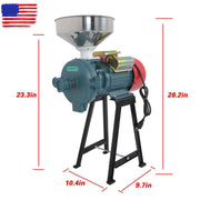 DURAFORCE Electric Grinder Grain Mill Corn Wheat Feed Flour Cereal Grain Mills 3000W 110V