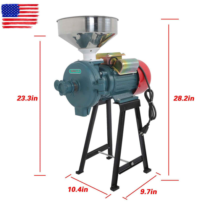 DURAFORCE Electric Grinder Grain Mill Corn Wheat Feed Flour Cereal Grain Mills 3000W 110V