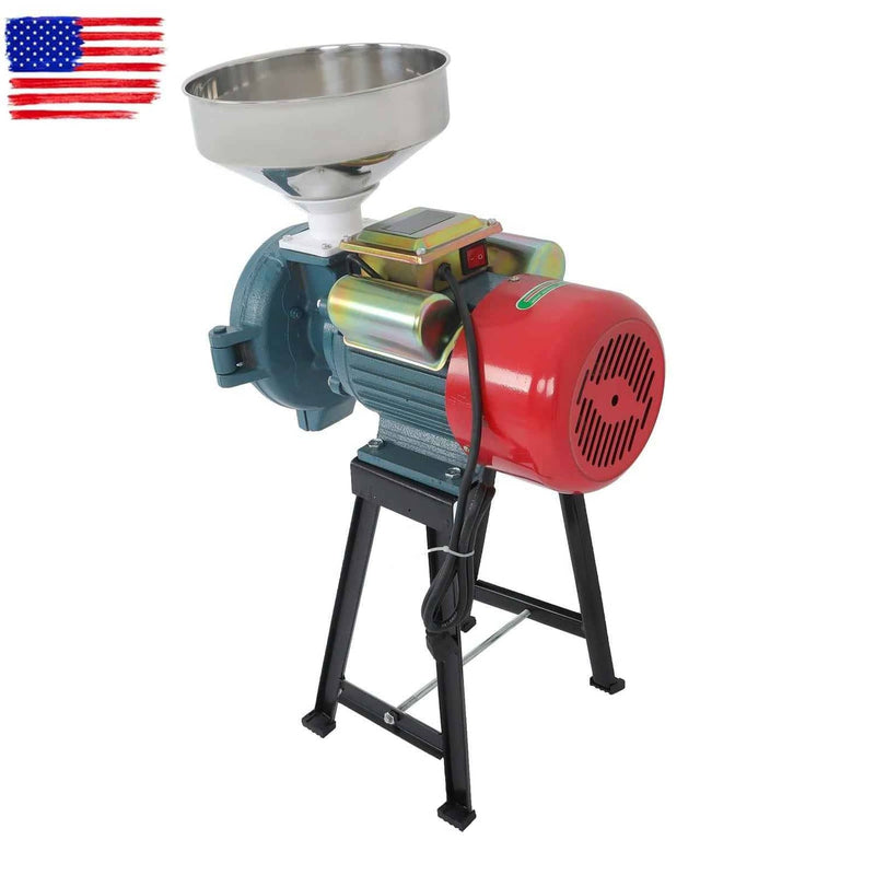 DURAFORCE Electric Grinder Grain Mill Corn Wheat Feed Flour Cereal Grain Mills 3000W 110V