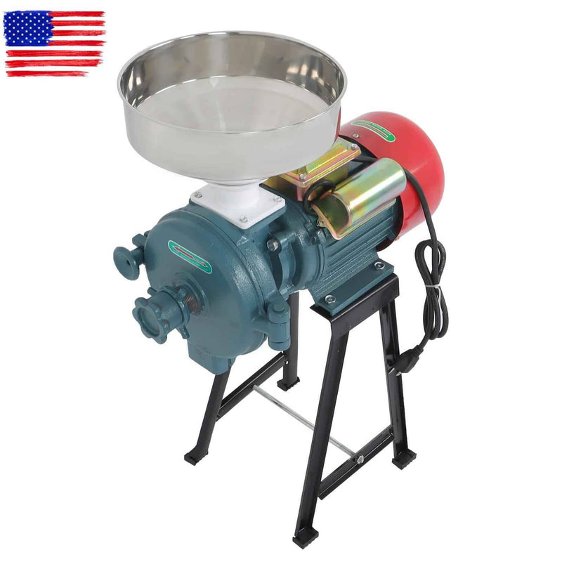 DURAFORCE Electric Grinder Grain Mill Corn Wheat Feed Flour Cereal Grain Mills 3000W 110V