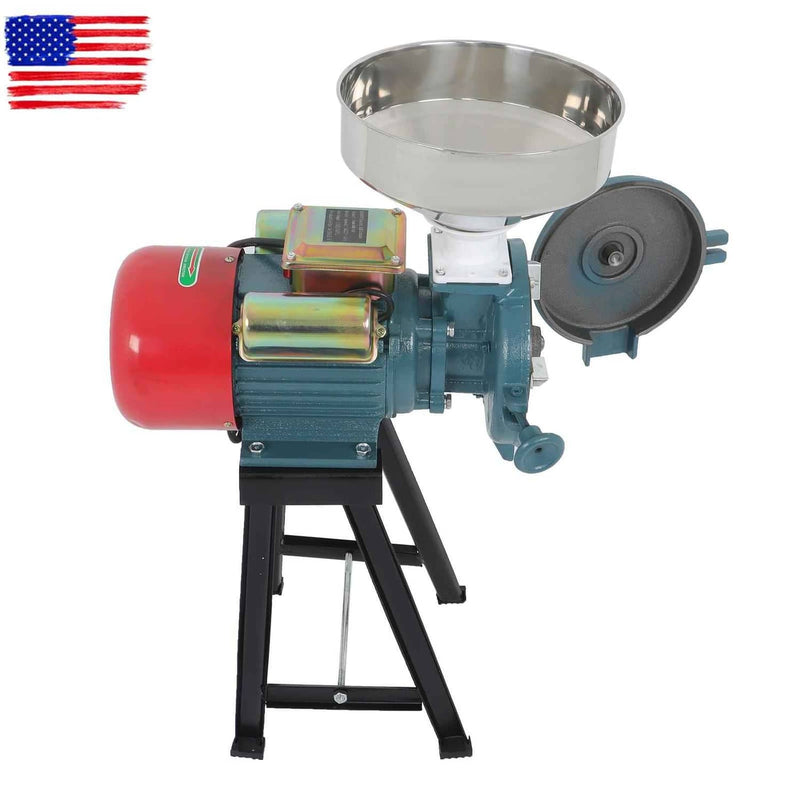 DURAFORCE Electric Grinder Grain Mill Corn Wheat Feed Flour Cereal Grain Mills 3000W 110V