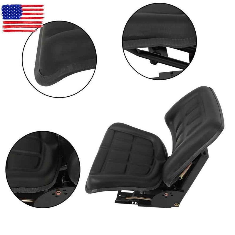 DURAFORCE Black Tractor 3300 3910 3930 Suspension Seat（no armrest）For Ford / New Holland