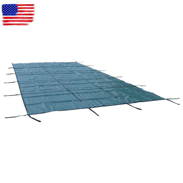 DURAFORCE 18x32FT Swimming Pool Safety Cover Rectangular for Underground & Inground Pool