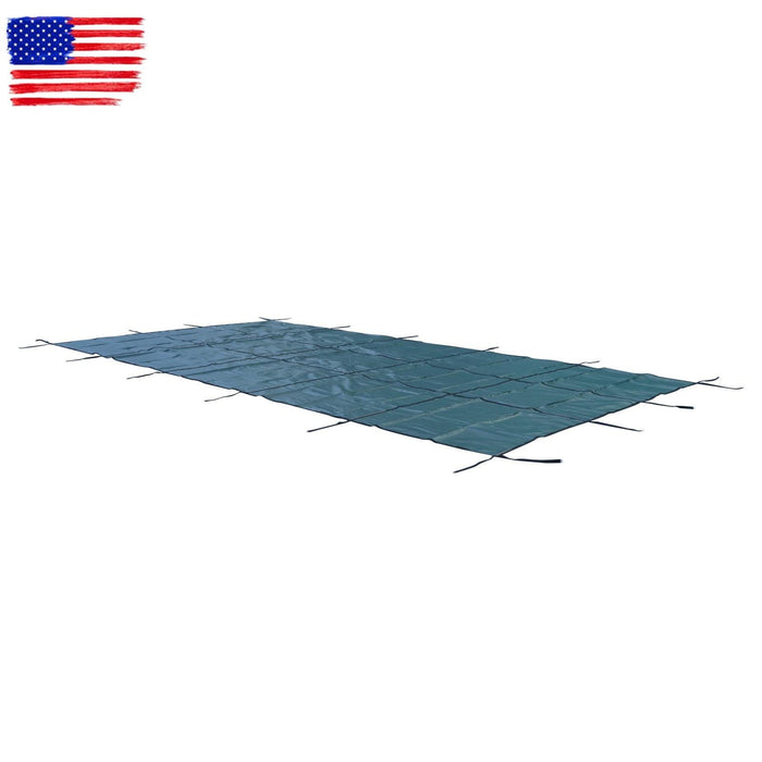 DURAFORCE 18x32FT Swimming Pool Safety Cover Rectangular for Underground & Inground Pool