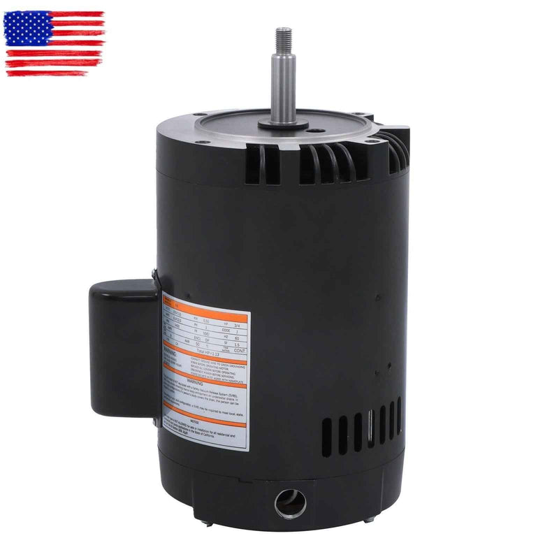 DURAFORCE Single Speed Swimming Pool Motor 3450 RPM Frame B127 Pool Pump Motor 0.75 HP