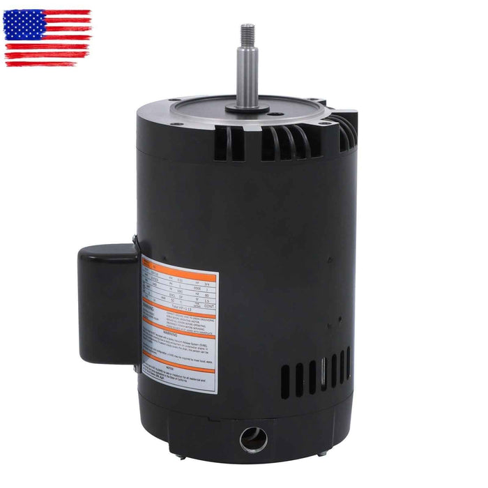 DURAFORCE Single Speed Swimming Pool Motor 3450 RPM Frame B127 Pool Pump Motor 0.75 HP
