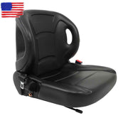 DURAFORCE New For Toyota Forklift Seat With Seatbelt & Switch Adjustable Back Universal