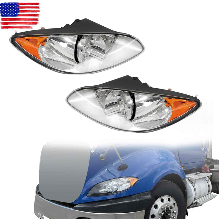 DURAFORCE 1 Pair Headlights Headlamp 3596016C93 3596015C93 For International ProStar 08-16