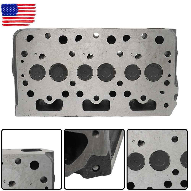 DURAFORCE For Kubota For Bobcat 16875-03043 D722 Engine Complete Cylinder Head With Valves