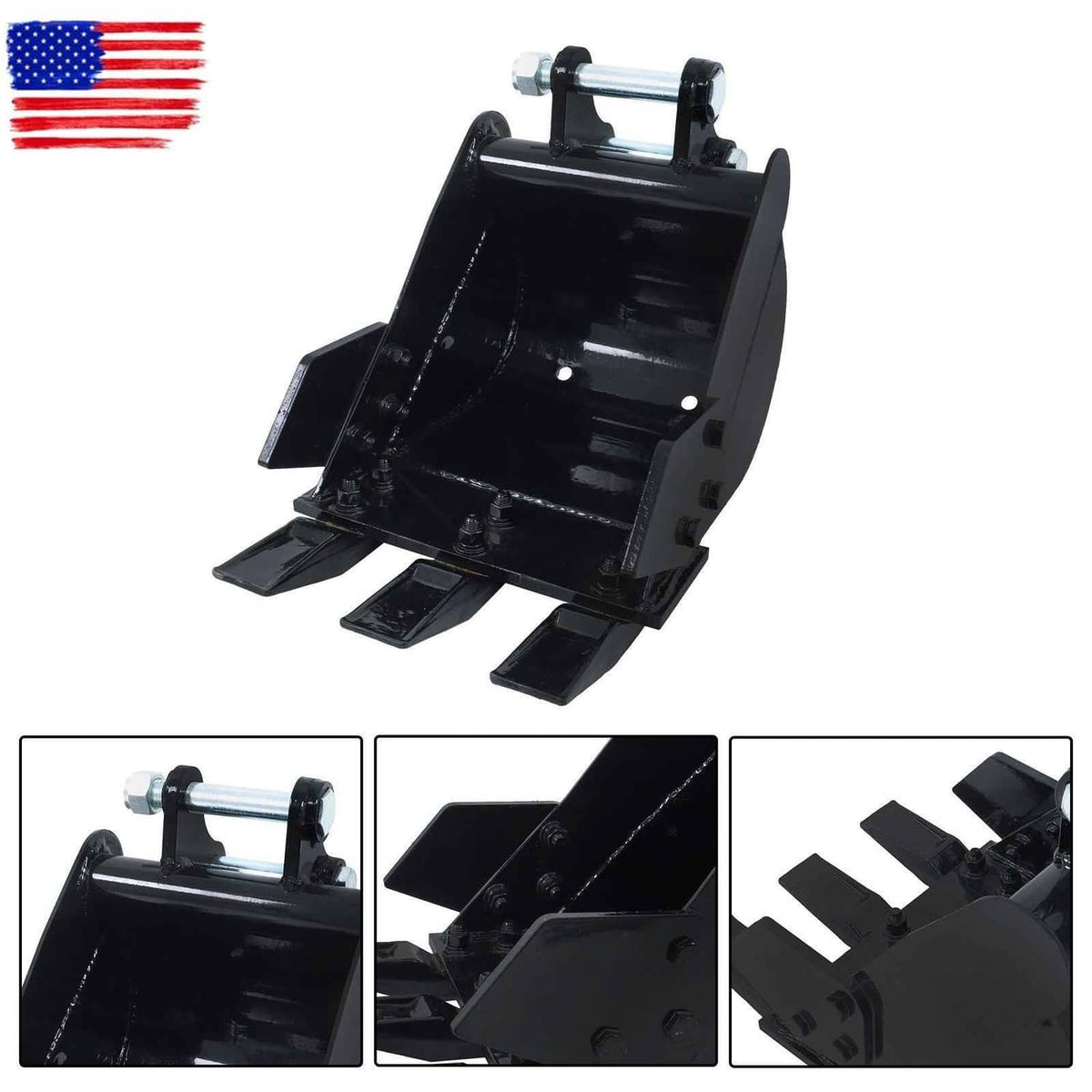 300mm Narrow Bucket For 1-2 Ton Mini Excavator Attachment w/ Teeth ...