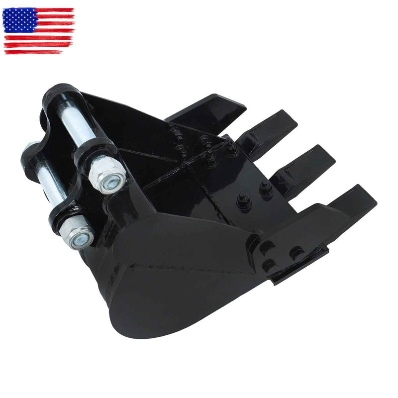 DURAFORCE 300mm Narrow Bucket For 1-2 Ton Mini Excavator Attachment w/ Teeth Bucket