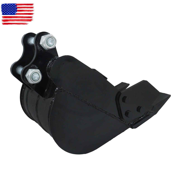 DURAFORCE 300mm Narrow Bucket For 1-2 Ton Mini Excavator Attachment w/ Teeth Bucket