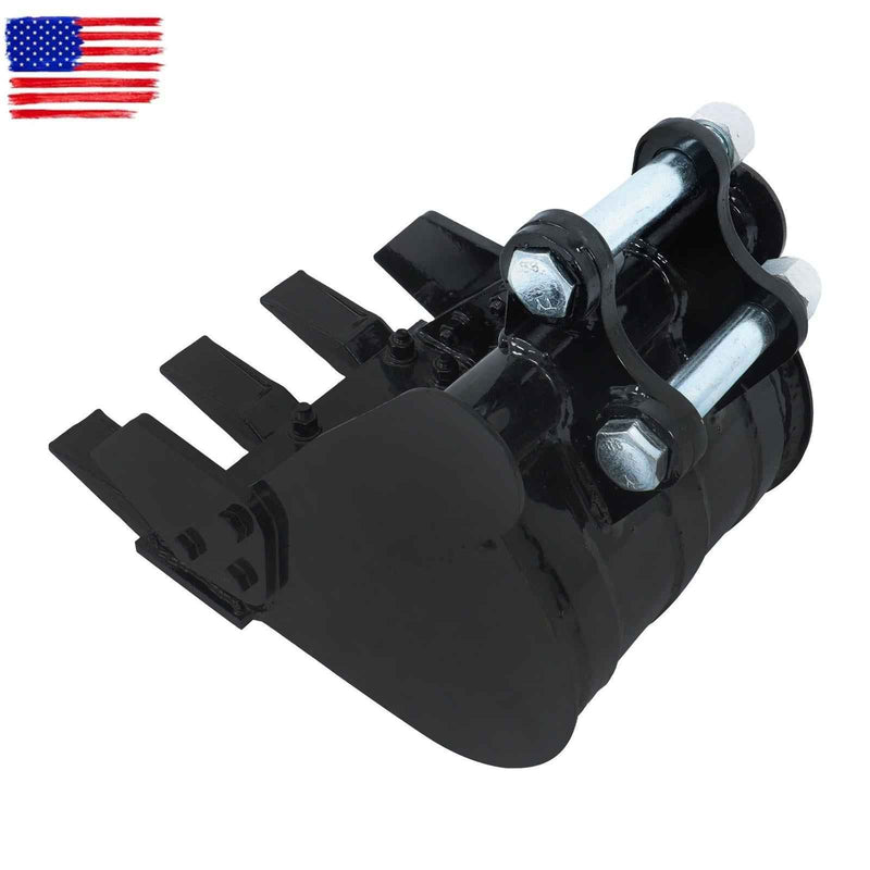 DURAFORCE 300mm Narrow Bucket For 1-2 Ton Mini Excavator Attachment w/ Teeth Bucket