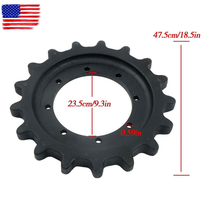 DURAFORCE Drive Sprocket For Case 87460888 For New Holland LT185B LT190B LT195B 87447232