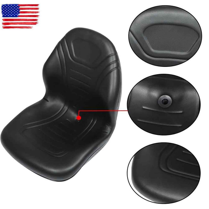 DURAFORCE Universal Replacement High Back Tractor / Forklift / Mower Seat 2 Pcs