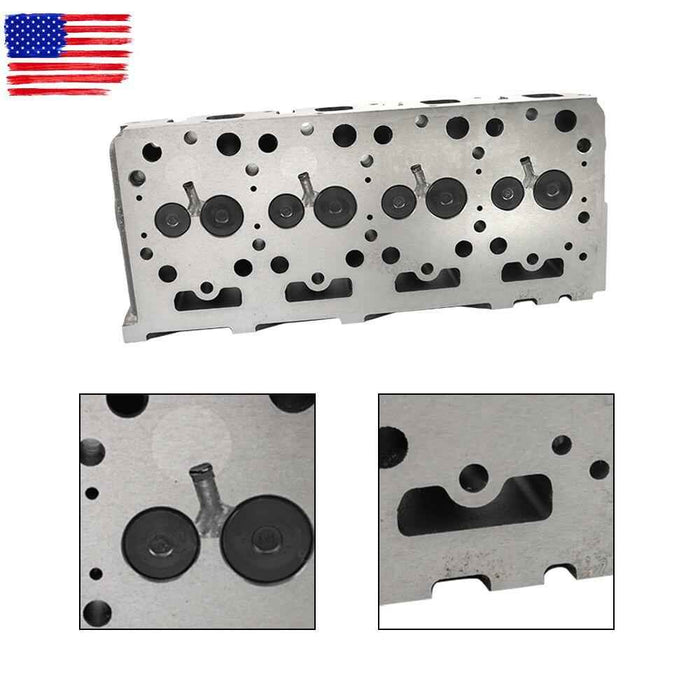 DURAFORCE 17345-03040 V1902 Cylinder Head For Kubota Tractor L3350 Excavator KX151 K101