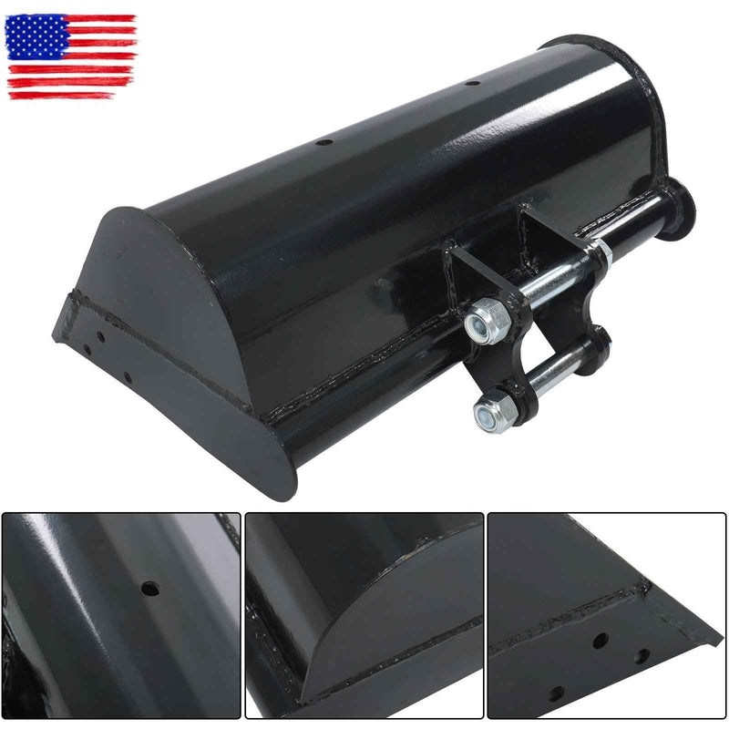 DURAFORCE For Mini Excavator Accessories Flat Plain No Teeth Bucket Attachment 600mm